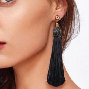 SALE Long  Tassel Earrings